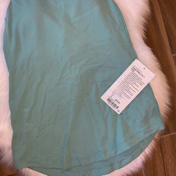 NWT lululemon sweat reps 2 in 1 tank rep tide 4 - Picture 2 of 4